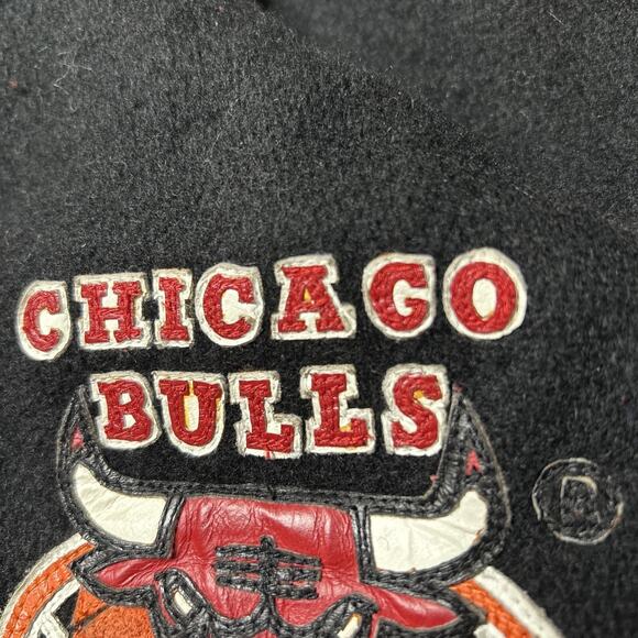 3XLT Jeff Hamilton VINTAGE 72-10 Chicago Bulls Air Jordan 96 NBA champion Jacket - Picture 7 of 16